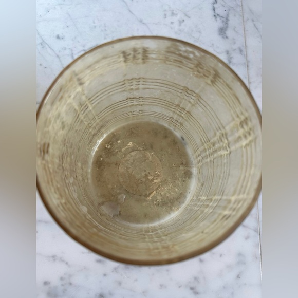 🎄 Plaid Mercury Glass Candle Holder Hurricane - Picture 2 of 5